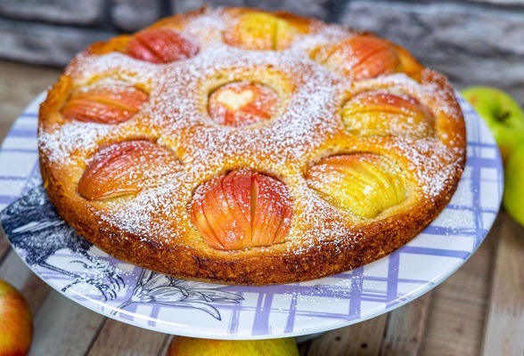 Versunkener Apfelkuchen